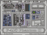 EDUFE319 1/48 Eduard F-4J/S Phantom II Photo Etch for Hasegawa MMD Squadron