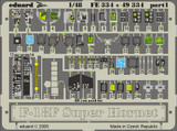 EDUFE334 1/48 Eduard F/A-18F Super Hornet Photo Etch for Hasegawa MMD Squadron