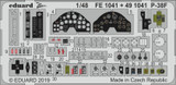 EDUFE1041 1/48 Eduard P-38F Lightning Photo Etch for Tamiya MMD Squadron
