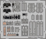 CMK-100-K72012 1/72 Special Hobby Gloster Meteor Mk.4 color photo Photo Etch Detail Set MMD Squadron