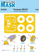 CMK-100-M48006 1/48 Special Hobby Tempest Mk.II/V Mask Paint Mask CMK-100-M48006 MMD Squadron