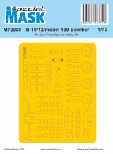 CMK-100-M72008 1/72 Special Hobby B-10/12/model 139 Bomber Paint Mask MMD Squadron