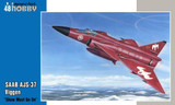 CMK-100-SH48188 1/48 Special Hobby SAAB AJS-37 Viggen Show must go on Plastic Model Kit MMD Squadron