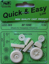 CMK-129-Q32083 1/32 CMK Bf 109E Wheels for Has/Edu kit Resin MMD Squadron