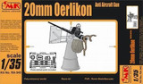CMK-129-RA045 1/35 CMK 20mm Oerlikon AA Gun Full resin kit 1/35 Resin MMD Squadron