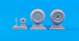 CMK-129-Q48272 1/48 CMK Boomerang/Wirraway  Wheels / for Special Hobby kits Resin MMD Squadron