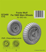 CMK-129-Q72400 1/72 CMK Focke Wulf Fw 190D-9 Main Wheels / for1/72 IBG kits Resin MMD Squadron