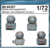 CMK-129-ML80307 1/72 CMK Mines and equipment Resin MMD Squadron