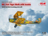 ICM32038 1/32 ICM WWII British DH82A Tiger Moth Training Plane with Bombs - PREORDER MMD Squadron