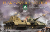 TAK2105 1/35 Takom Flakpanzer Panther Coelian with 37mm Flakzwilling 341 and 20mm flakvierling mg151/20 2 in 1 MMD Squadron