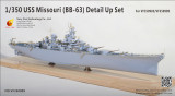 VF350009 1/350 Very Fire Scale USS Missouri Detail Up Set (For VeryFire)  MMD Squadron
