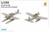 VFDKM09 1/350 Very Fire Scale German Arado AR196 Shipboard Reconnaissance Plane (2 Sets)  MMD Squadron