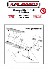 AJMD033 1/700 AJM Models Scale Sopwith 1 1-2 Stutter  MMD Squadron