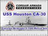 CAP7014 1/700 Corsair Armada USS Houston CA-30 Heavy Cruiser  MMD Squadron
