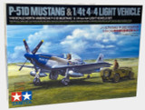 TAM25205 1/48 Tamiya P-51D MUSTANG w/ 4x4 JEEP  MMD Squadron