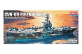 ACD14212 1/800 Academy USS Eisenhower CVN69 Aircraft Carrier  MMD Squadron