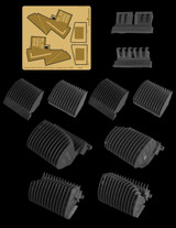 GSB10620 1/350 Green Strawberry Klingon Bird of Prey - B rel class - radiators Upgrade Set  MMD Squadron