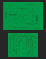GSBAM002 Green Strawberry BTL A-4 Y-Wing Paint Mask  MMD Squadron