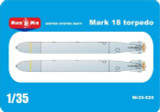 MCK035020 1/35 Mikro Mir US Navy Mark 18 Torpedo  MMD Squadron