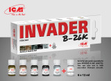 ICM3007 ICM Acrylic paint set for Invader B-26K and other Vietnam aircraft  MMD Squadron