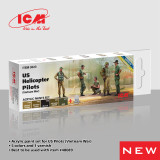 ICM3023 ICM Acrylic Paint Set for US Helicopter Pilots (Vietnam War)  MMD Squadron