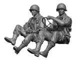H3M48025 1/48 H3 Models WW2 U.S Paratrooper Willys Driver  MMD Squadron