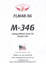 FLN-M48-56 1/48 Flying Leathernecks M-346 Canopy Wheel Mask for Kinetic  MMD Squadron FLN-M48-56 1/48 Flying Leathernecks M-346 Canopy Wheel Mask for Kinetic  MMD Squadron