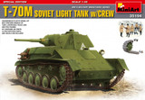 MIN35194 1/35 MiniArt T-70M Soviet Light Tank W/Crew. Special Edition  MMD Squadron