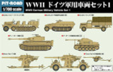 PITMI02 1/700 Pitroad WW2 German Military Vehicle Set 1  MMD Squadron