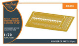 CPA72007 1/72 Clear Prop Ki-51 Sonia (all versions) PE landing flaps for CP kits CP72011/CP72012/CP72013  MMD Squadron