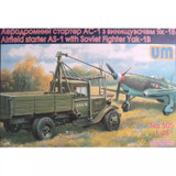 UM-505 1/48 Uni Model Airfield starter AS-1 & Soviet Fighter Yak-1B  MMD Squadron