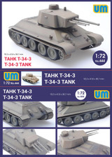 UM-444 1/72 Uni Model T-34-3 tank  MMD Squadron