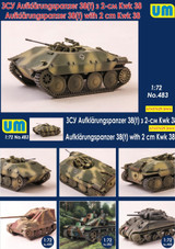 UM-483 1/72 Uni Model Aufklarungspanzer 38(t) with 2cm Kwk38  MMD Squadron