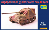 UM-485 1/72 Uni Model Jagdpanzer38(t) mit 7.5 cm Pak42L/70  MMD Squadron