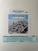 ABG2097-700 1/700 Above & Below Decals WWII Allied Anti-Skid Plates 6x16  MMD Squadron ABG2097-700 1/700 Above & Below Decals WWII Allied Anti-Skid Plates 6x16  MMD Squadron