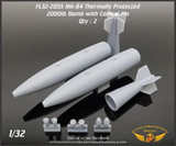 FLN32-2055 1/32 Flying Leathernecks Mk-84 2000lb Bomb Thermally Protected  MMD Squadron