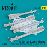 RES-RS32-0405 1/32 Reskit R-60M (AA-8 Aphid) missiles (4 pcs)  MMD Squadron