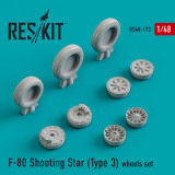 RES-RS48-0173 1/48 Reskit F-80 Shooting Star (Type 3) wheels set  MMD Squadron