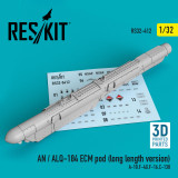 RES-RS32-0412 1/32 Reskit AN / ALQ-184 ECM pod (long length version)  MMD Squadron