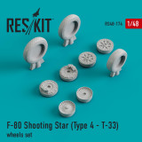 RES-RS48-0174 1/48 Reskit F-80 Shooting Star Type 4 - (T-33) wheels set  MMD Squadron