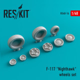 RES-RS48-0016 1/48 Reskit Lockheed F-117 Nighthawk wheels set  MMD Squadron