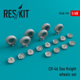 RES-RS48-0193 1/48 Reskit CH-46 Sea Knight  wheels set  MMD Squadron