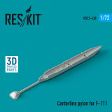 RES-RS72-0438 1/72 Reskit Centerline pylon for F-111 (3D Printing)  MMD Squadron