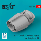 RES-RSU48-0189 1/48 Reskit A-7 Corsair II exhaust nozzle for HobbyBoss Kit  MMD Squadron