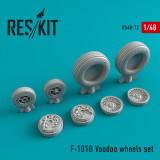 RES-RS48-0072 1/48 Reskit McDonnell F-101 (B) Voodoo wheels set  MMD Squadron