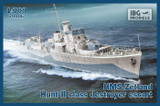 IBG70006 1/700 IBG HMS Zetland 1942 Hunt II class destroyer escort Plastic Model Kit  MMD Squadron