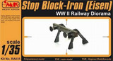 CMK-129-RA035 1/35 CMK Stop Block-Iron (Eisen) WW II Railway Diorama  129-RA035 MMD Squadron