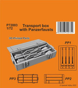 CMK-129-P72003 1/72 CMK Transport box with Panzerfausts  129-P72003 MMD Squadron