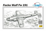 CMK-129-PLT038 1/72 Planet Models Focke-Wulf Fw 191  129-PLT038 MMD Squadron