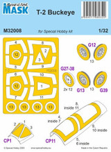 CMK-100-M32008 1/32 CMK T-2 Buckeye Trainer Paint MASK  MMD Squadron